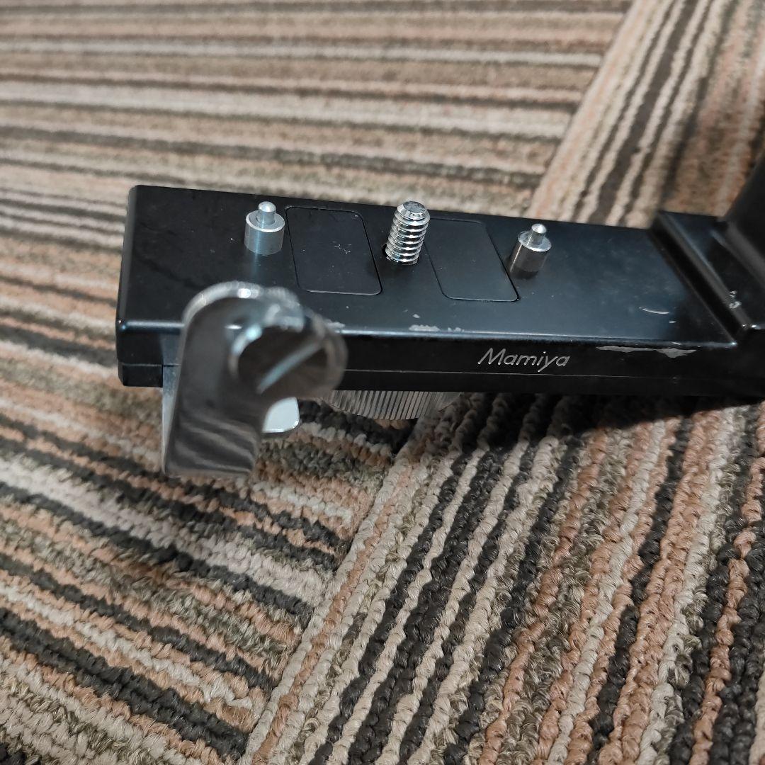 Mamiya 中判カメラ用グリップ 金属 レザー 角度調整可能
