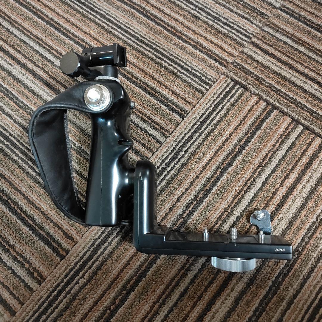 Mamiya 中判カメラ用グリップ 金属 レザー 角度調整可能