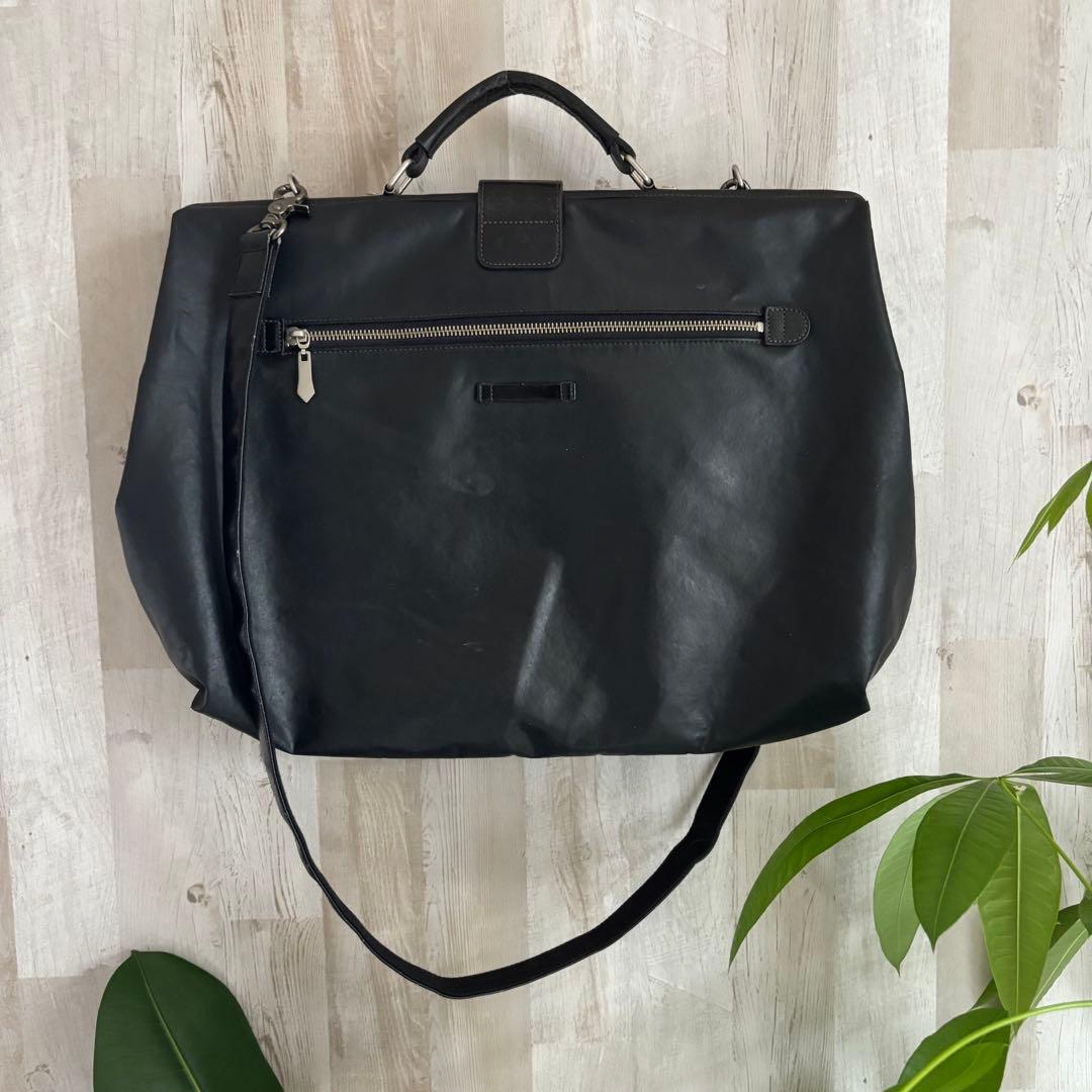 ジャンポール・ゴルチエ　グラッドストンバッグ ドクターバッグ 口金式 合皮