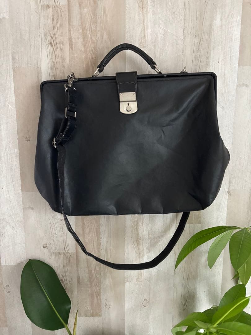 ジャンポール・ゴルチエ　グラッドストンバッグ ドクターバッグ 口金式 合皮