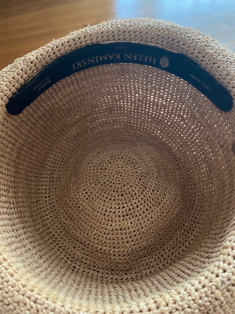 ヘレンカミンスキー　プロヴァンス8 ラフィアハット　ヌガー　麦わら帽子