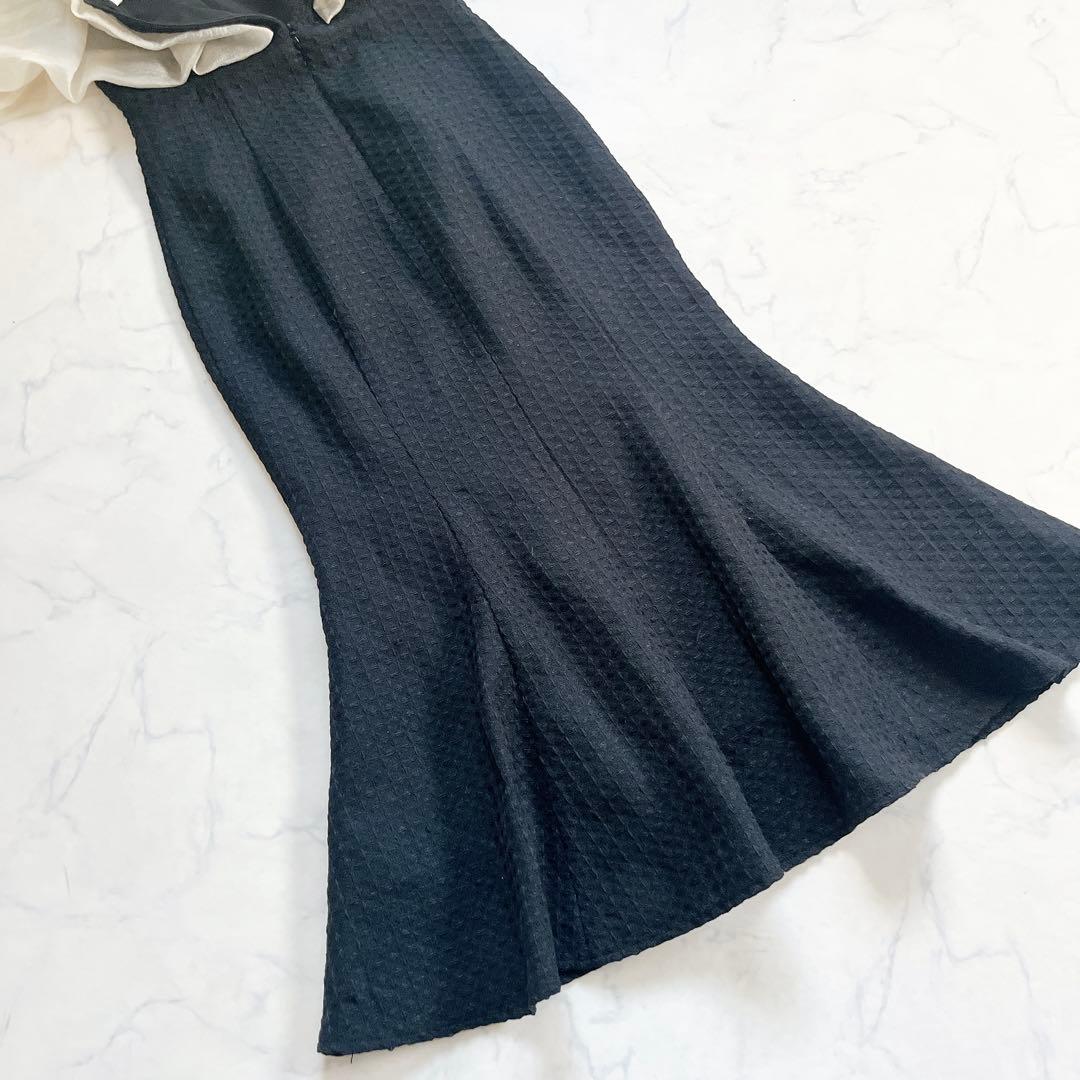 LEJA 2WAYオフショルダー パフスリーブ バリエ マーメイドワンピース