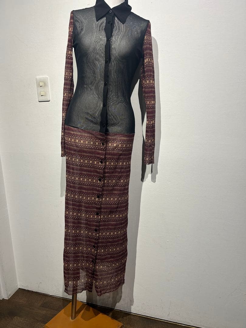 チ*ー様 jean paul gaultier ゴルチェ　パワーネットワンピース