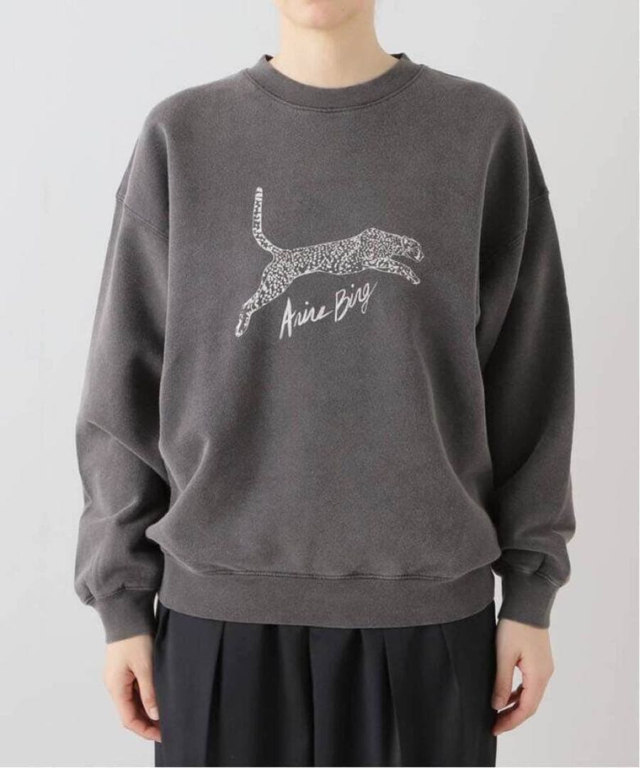 ANINE BING【24AW人気完売品】LEOPARD SWEAT スウェット