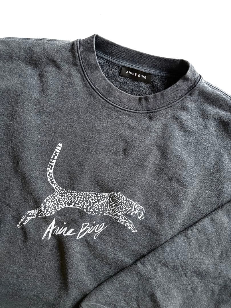 ANINE BING【24AW人気完売品】LEOPARD SWEAT スウェット