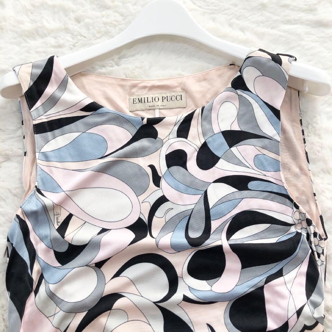 Emilio Pucci*エミリオプッチ　ロングワンピース　プッチ柄　総柄　40