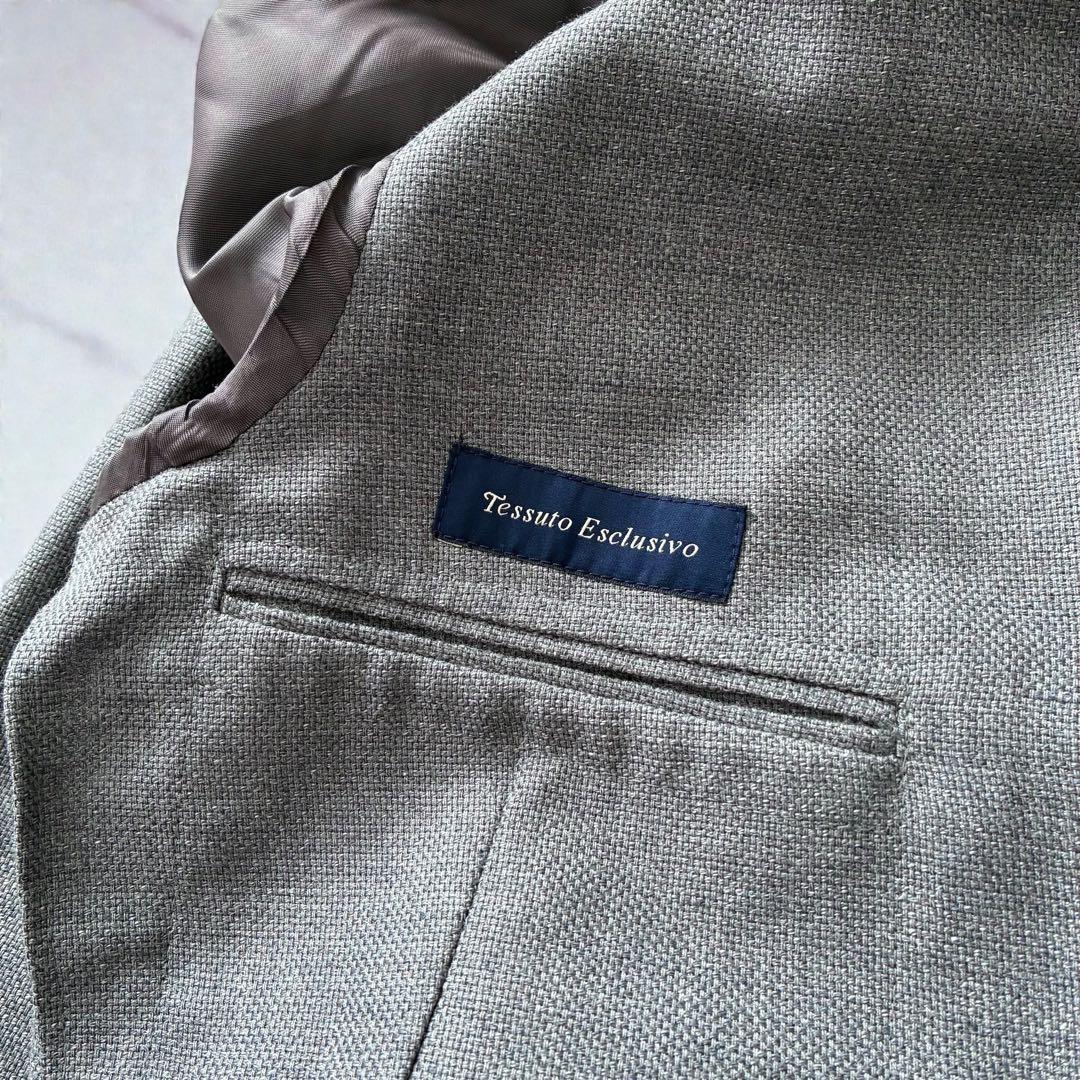 極美品 LARDINI テーラードジャケット ダブルブレスト イタリア製 46