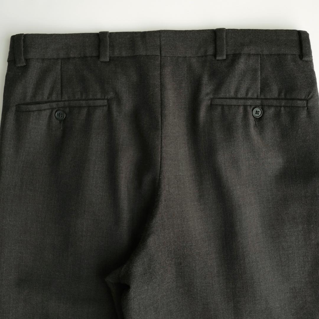 Eddie Bauer 90s ワンタックスラックス チャコール 34×30