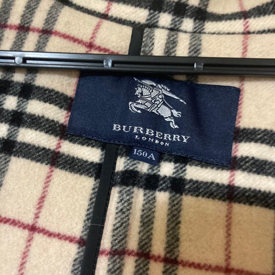 土日限定価格⭐︎BURBERRY 赤 ダッフルコート ウール　150サイズ