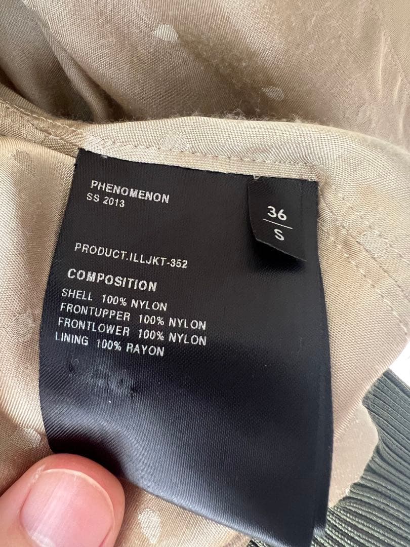 PHENOMENON MA-1ジャケット 36 (S)