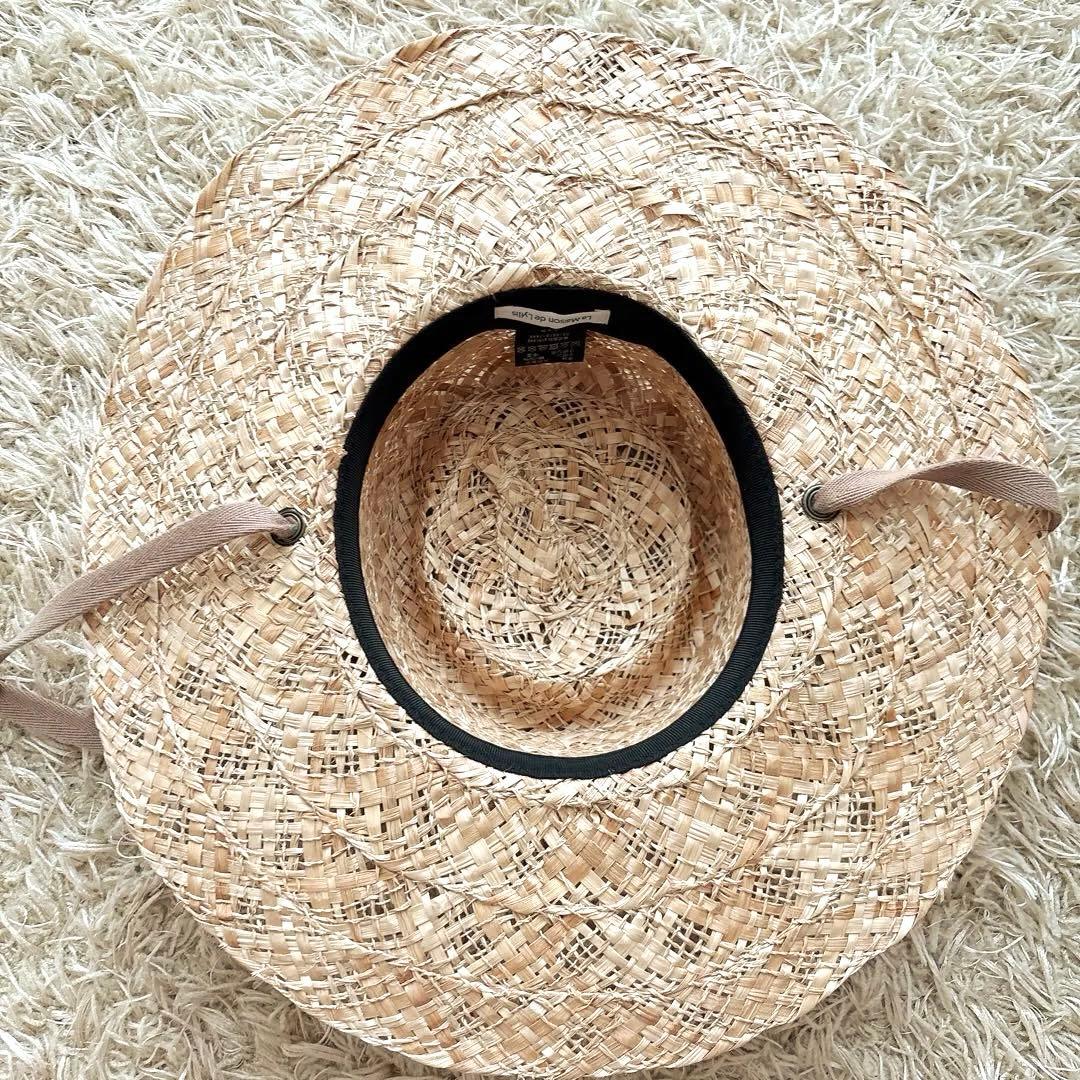 美品 La Maison de Lyllis BAKU AMISCHE 麦藁帽子