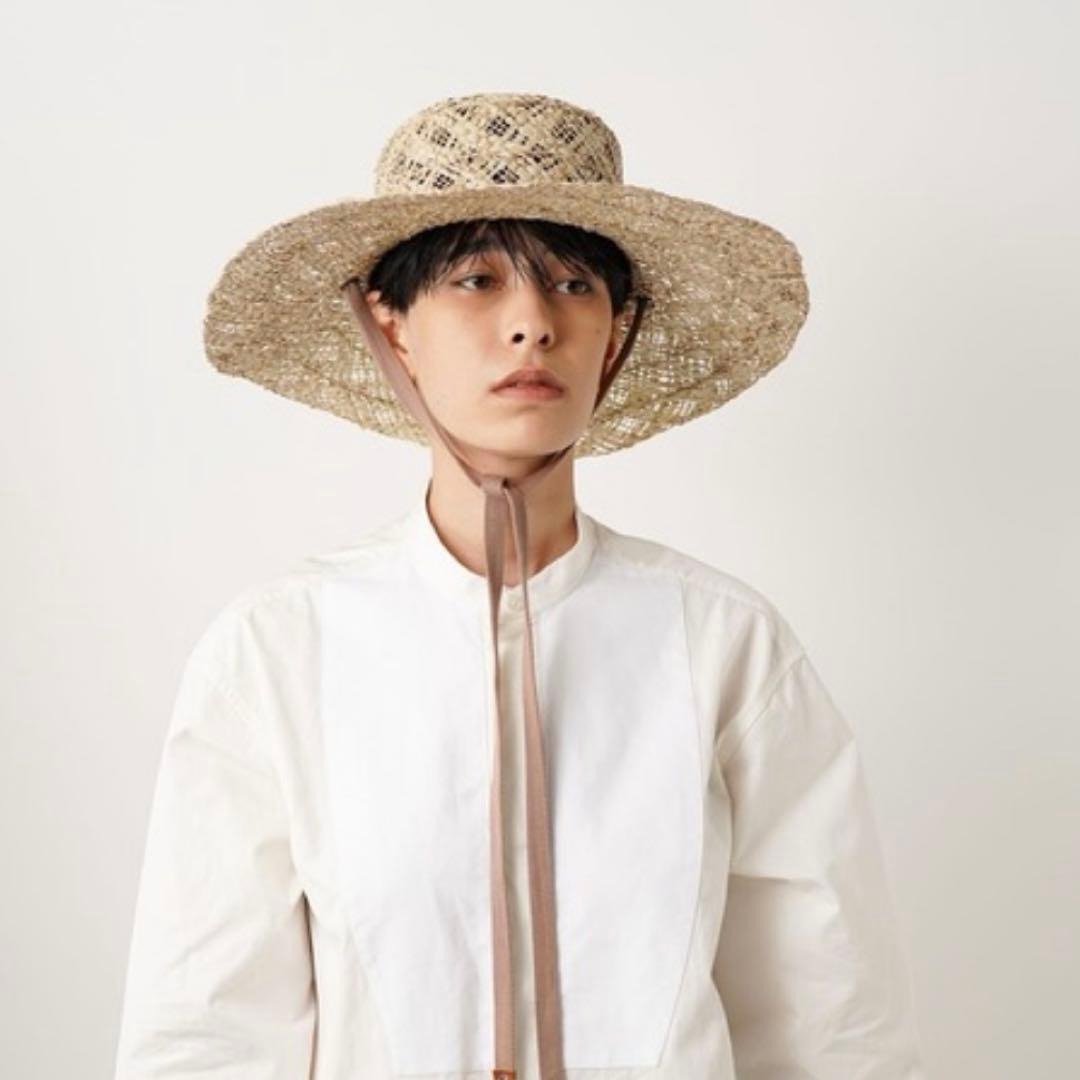 美品 La Maison de Lyllis BAKU AMISCHE 麦藁帽子