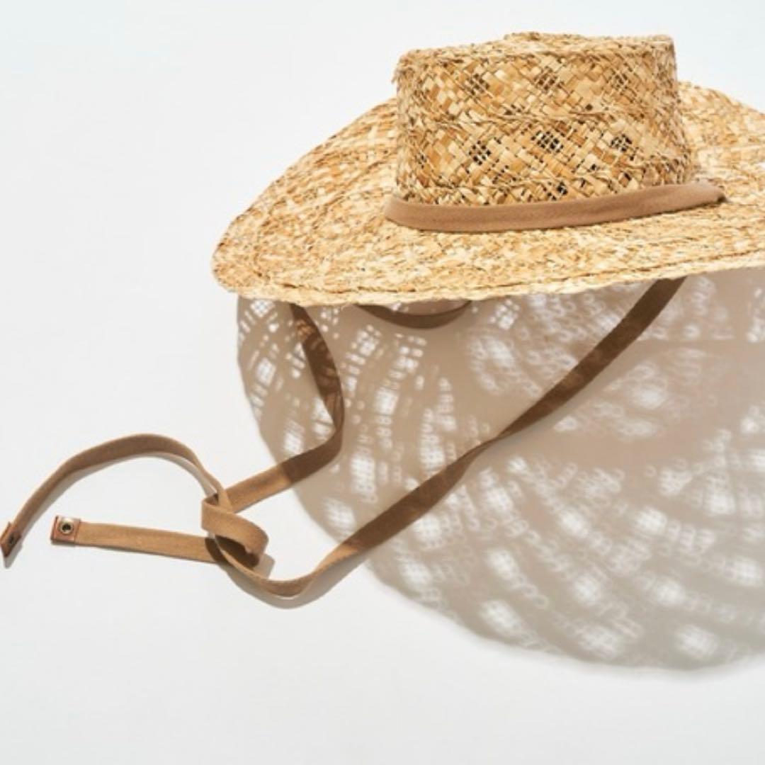 美品 La Maison de Lyllis BAKU AMISCHE 麦藁帽子