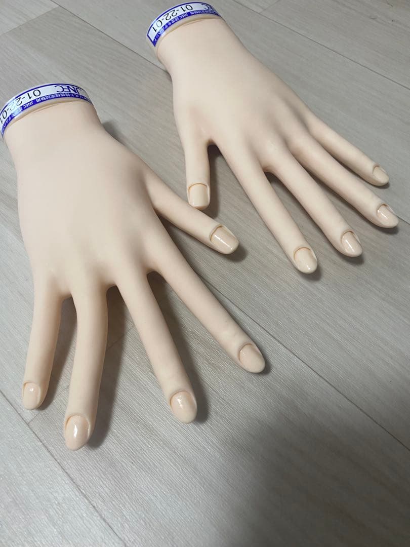 STモデルハンドセット　ネイリスト検定　認定ハンド