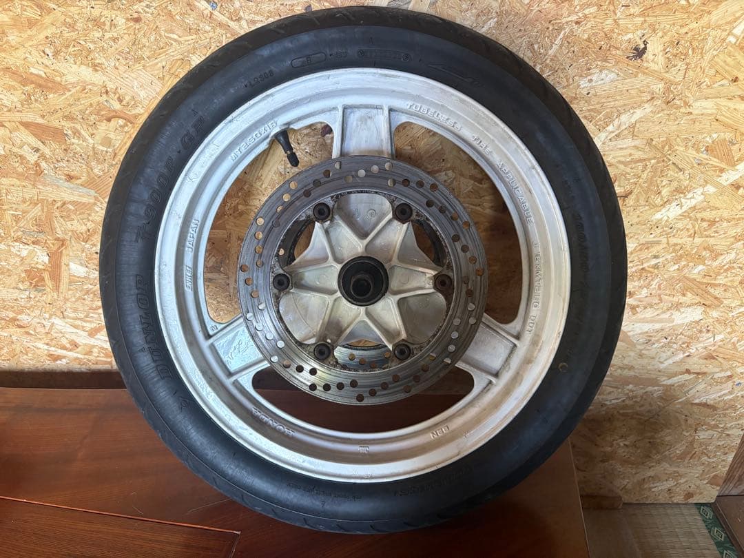 cbr400f ２型　ホイールタイヤ前後セット