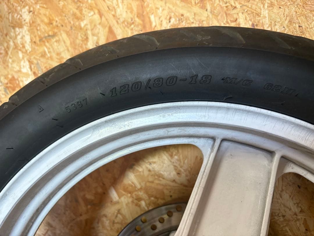 cbr400f ２型　ホイールタイヤ前後セット