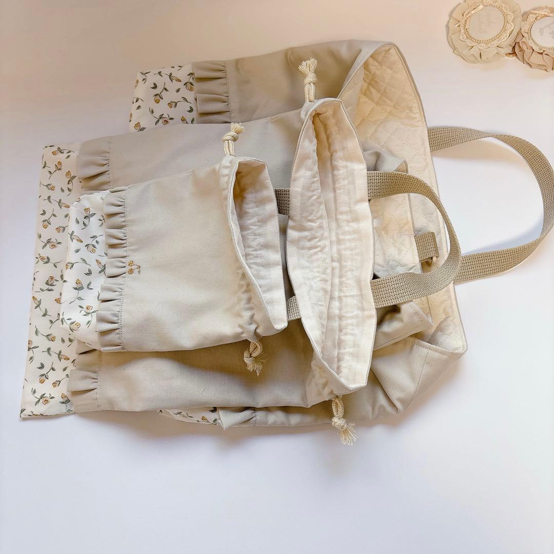 nyanchan23　レッスンバッグ　上履き袋　リバティプリント使用