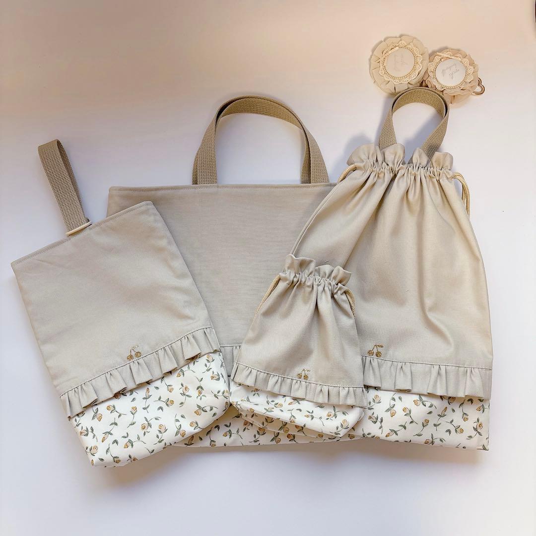 nyanchan23　レッスンバッグ　上履き袋　リバティプリント使用