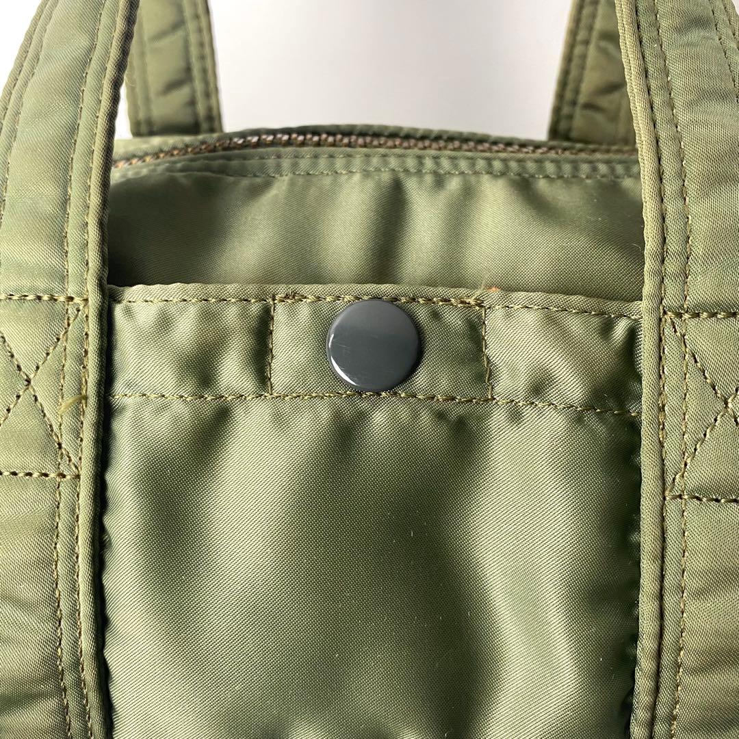 HOKUポーター タンカー　ミニボストン　ロールボストン　セージ　カーキ