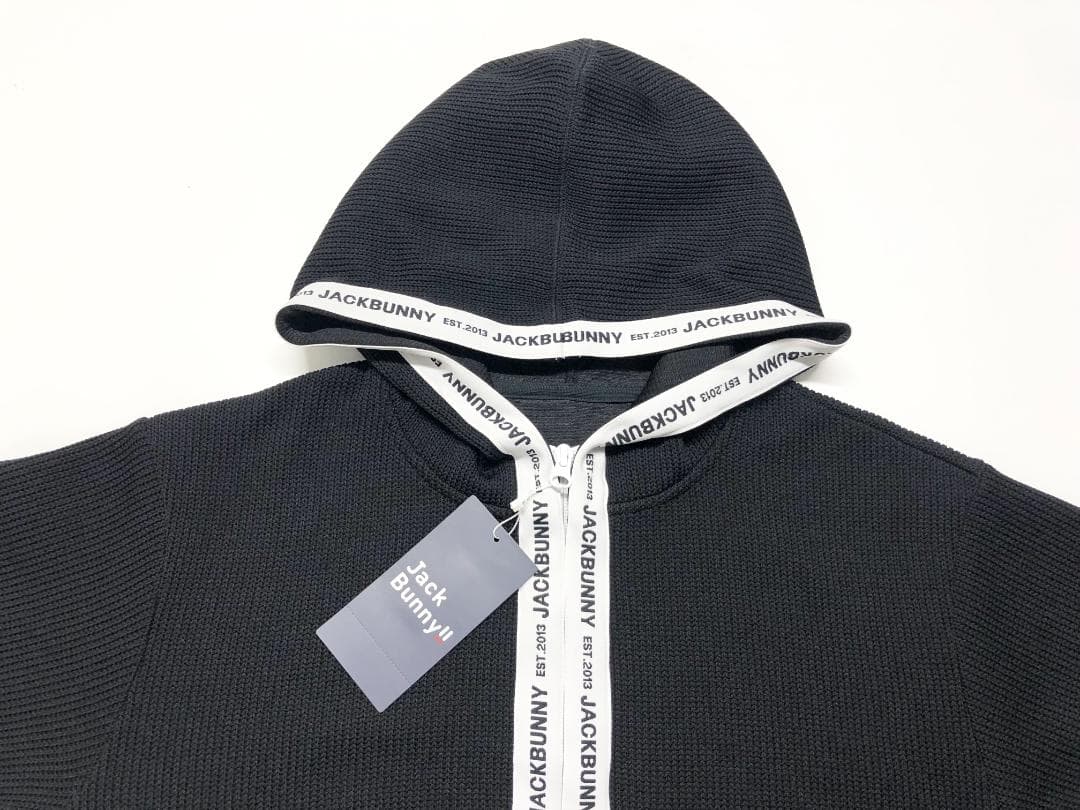 ○★新品未使用　JACK BUNNY　フルジップパーカー　2　ブラック