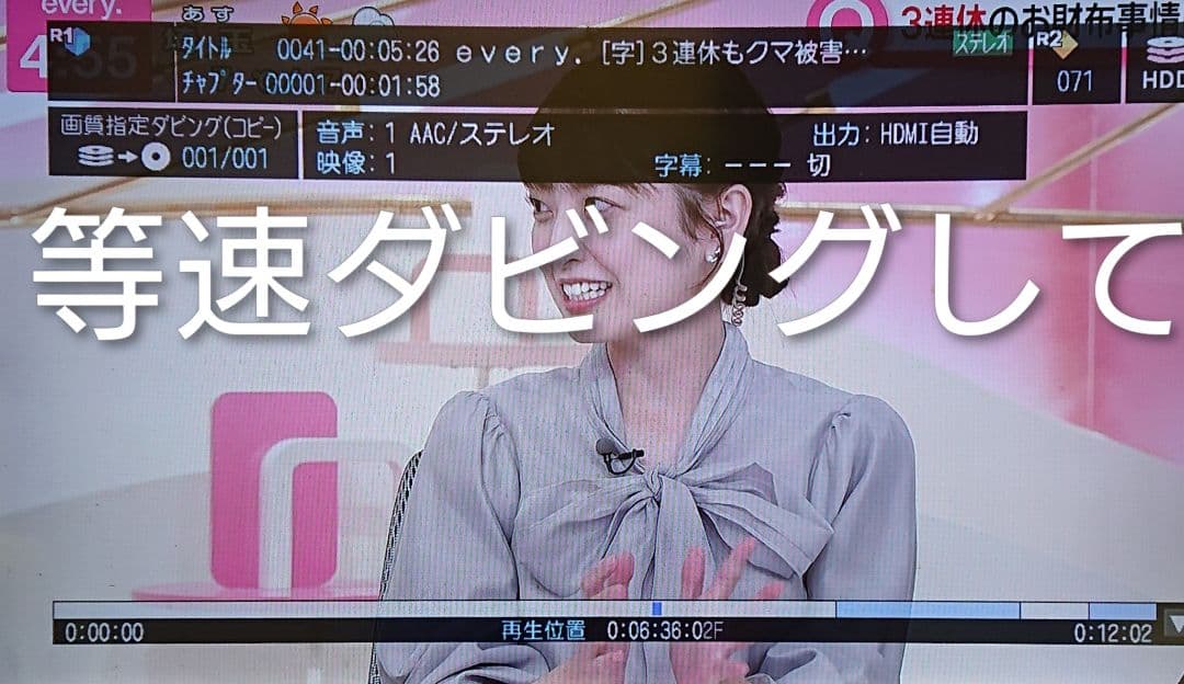 2TB/東芝/DBR-Z160/レグザ/外付HDD/CMスキップ/リモ付/動作品