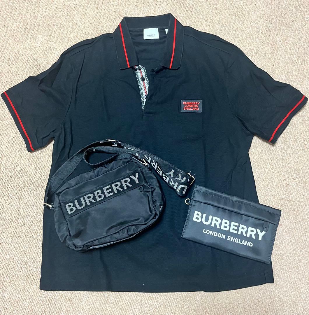 BURBERRY ポロシャツ・ショルダーバッグ・ポーチ3点セット(新品未使用品)