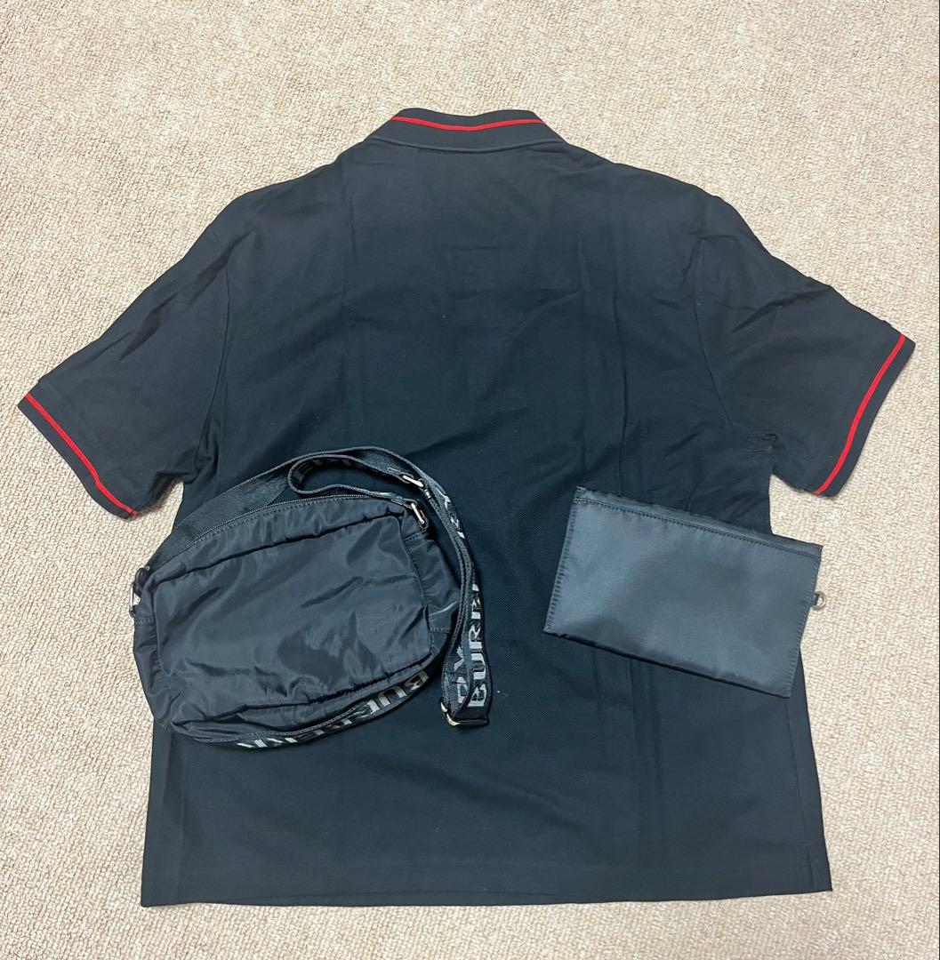 BURBERRY ポロシャツ・ショルダーバッグ・ポーチ3点セット(新品未使用品)