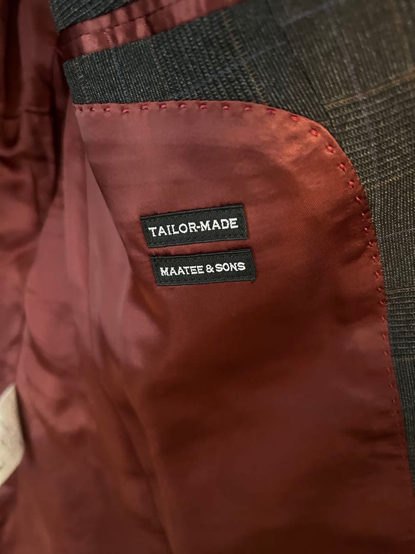 スーツ 24ss maatee&sons 2 RAYON GLENCHECK SUIT