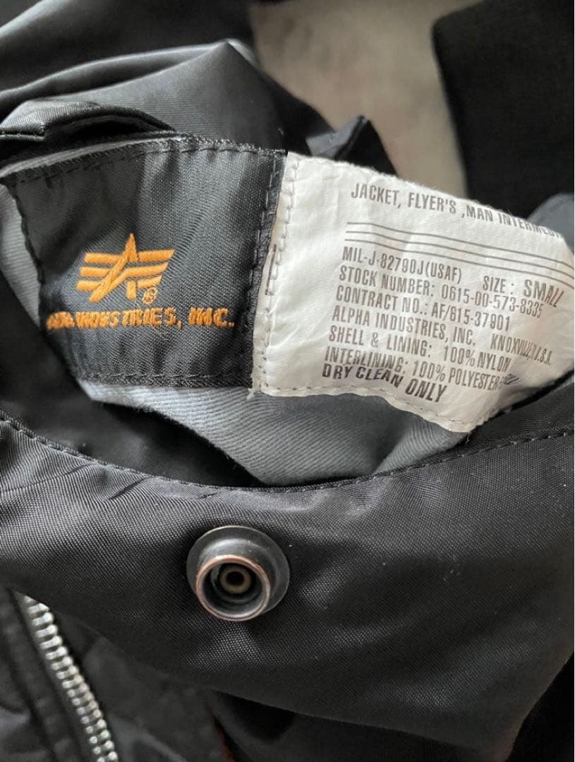 90s Alphaindustries MA-1 フライトジャケット