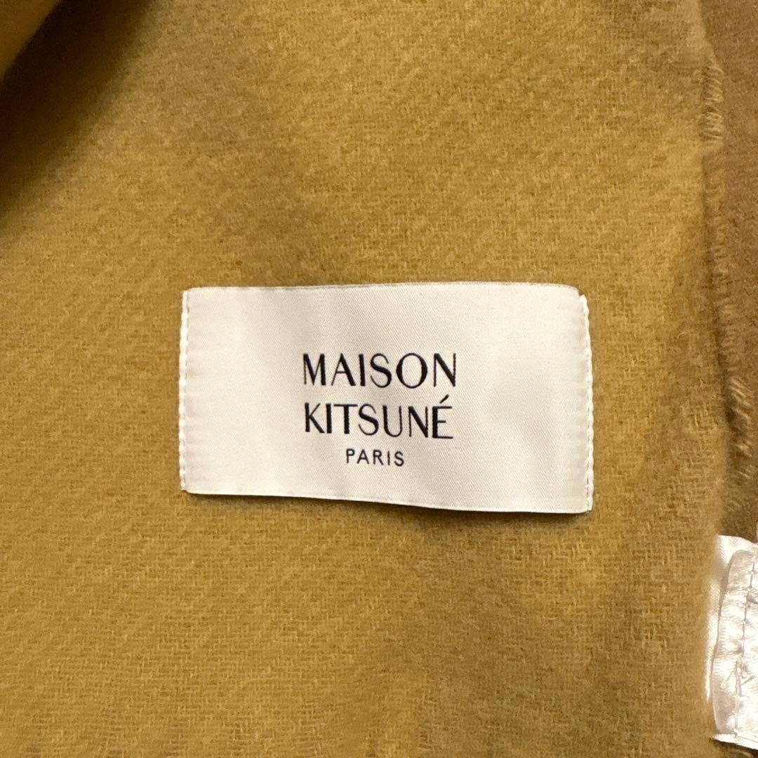 小物 BOLD FOX HEAD DOUBLE FACE SCARF