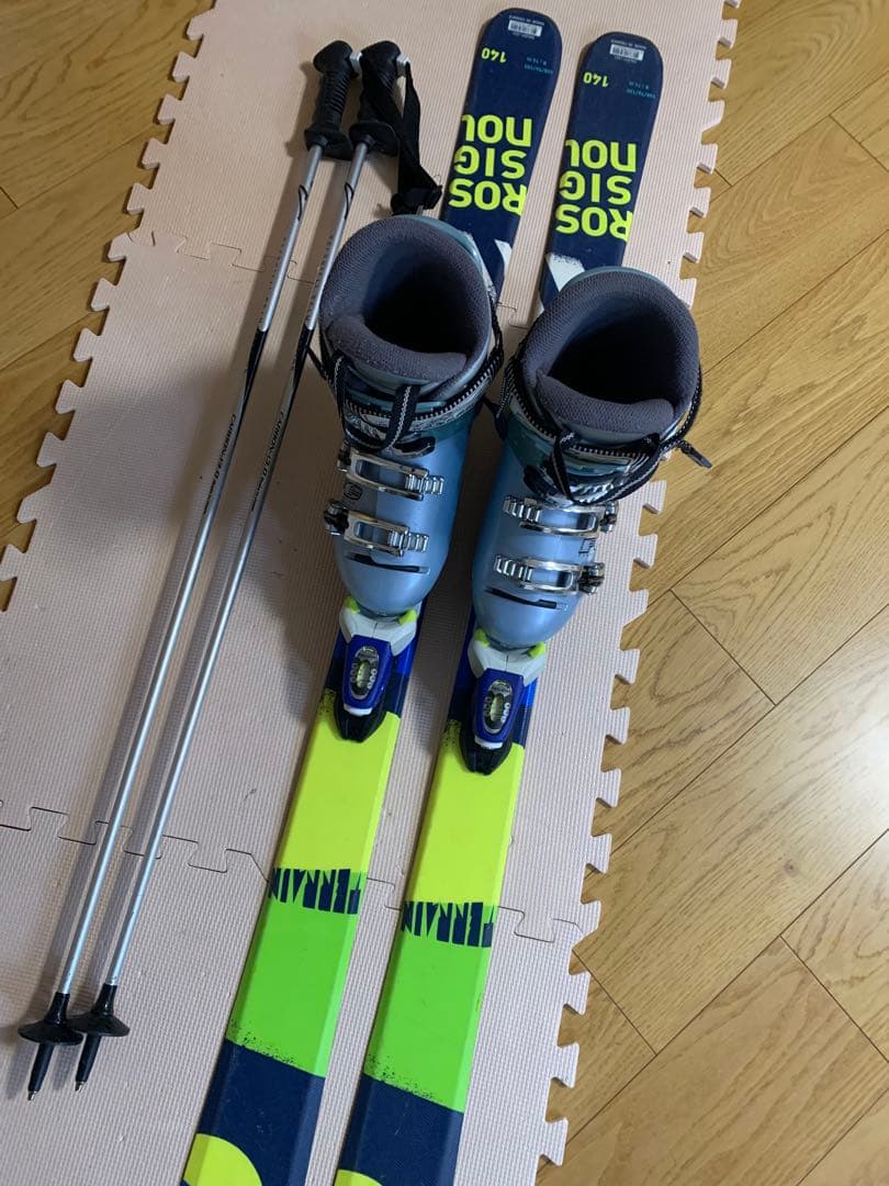 Rossignol スキー 3点セット140cm ブーツ24〜24.5センチ