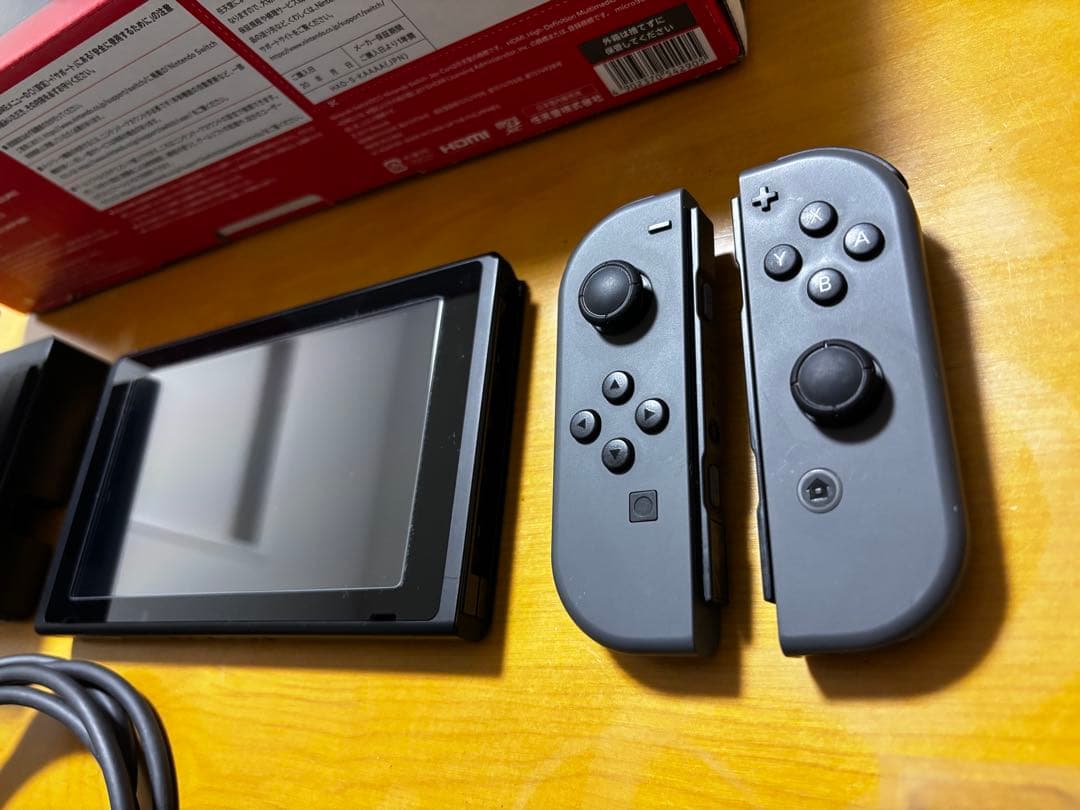 【美品】Nintendo Switch グレー 本体セット