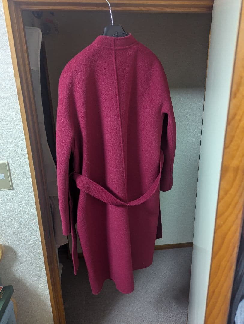 C*a様 MaxMara WEEKEND バーガンディ ロングコート