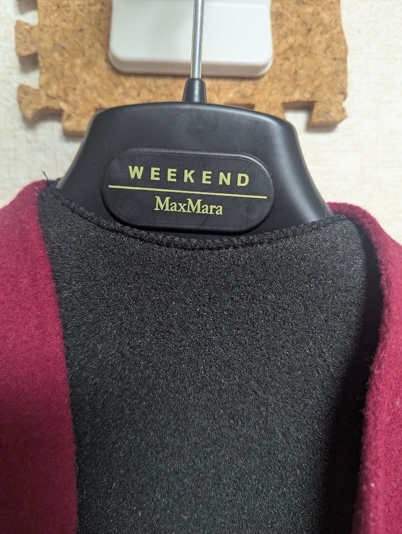 C*a様 MaxMara WEEKEND バーガンディ ロングコート