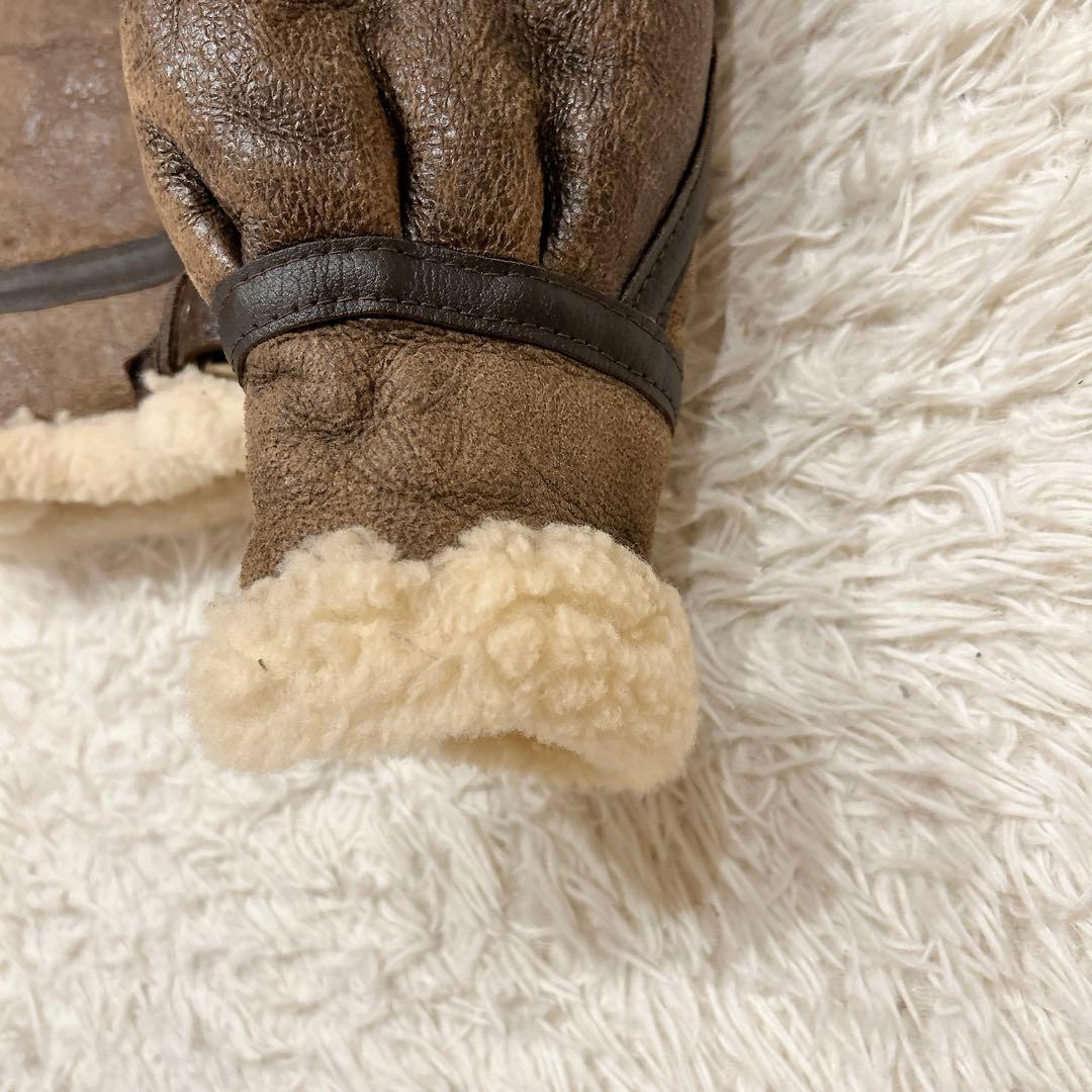 美品 USA製 AVIREX B-3 ムートン　フライトジャケット 短丈 38