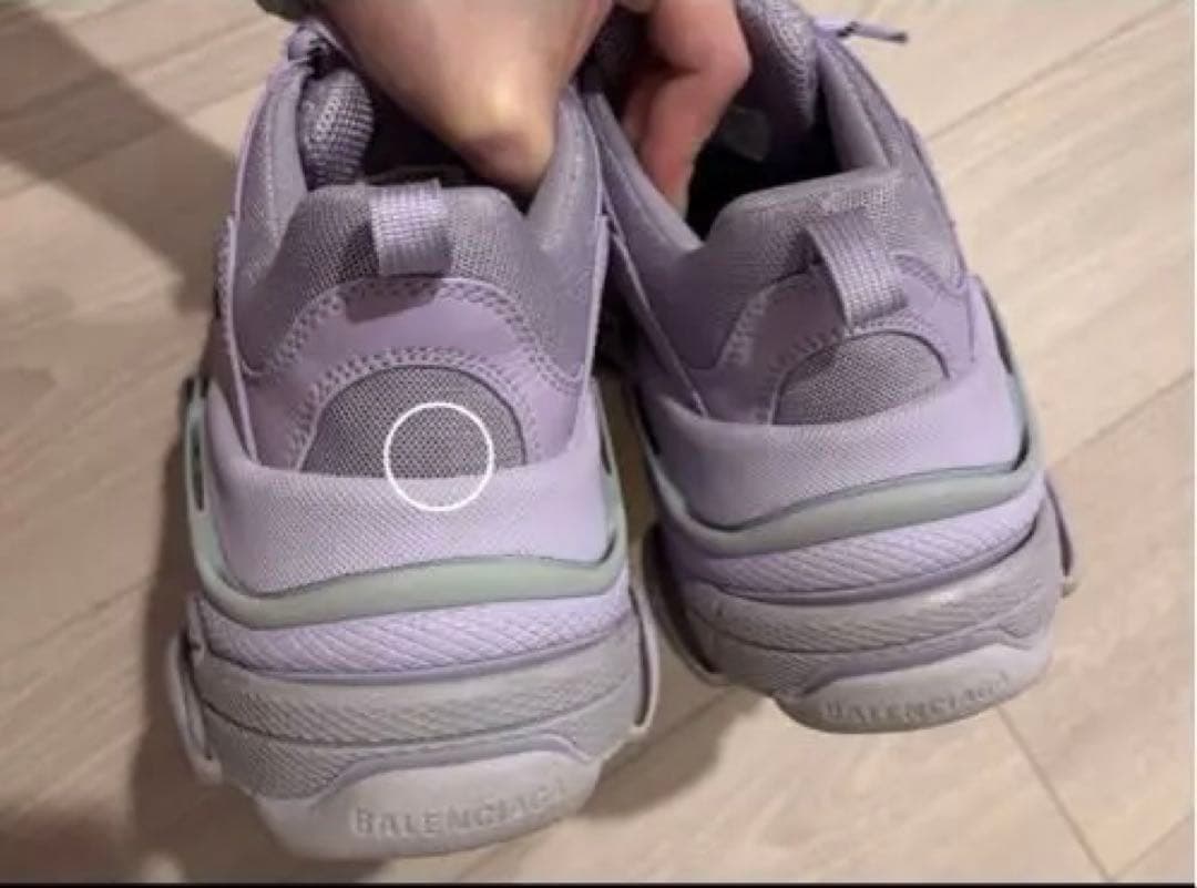 BALENCIAGA トリプルS ラベンダー　スニーカー 38