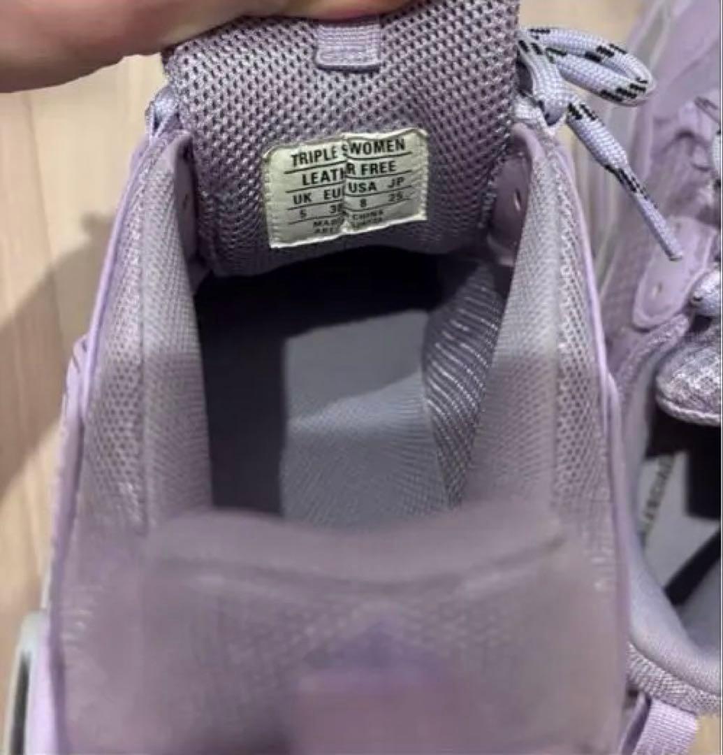 BALENCIAGA トリプルS ラベンダー　スニーカー 38