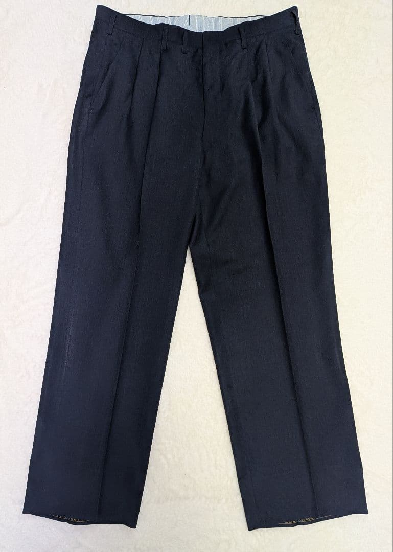 Ermenegildo Zegna生地 濃紺ビジネススーツ M相当 セットアップ