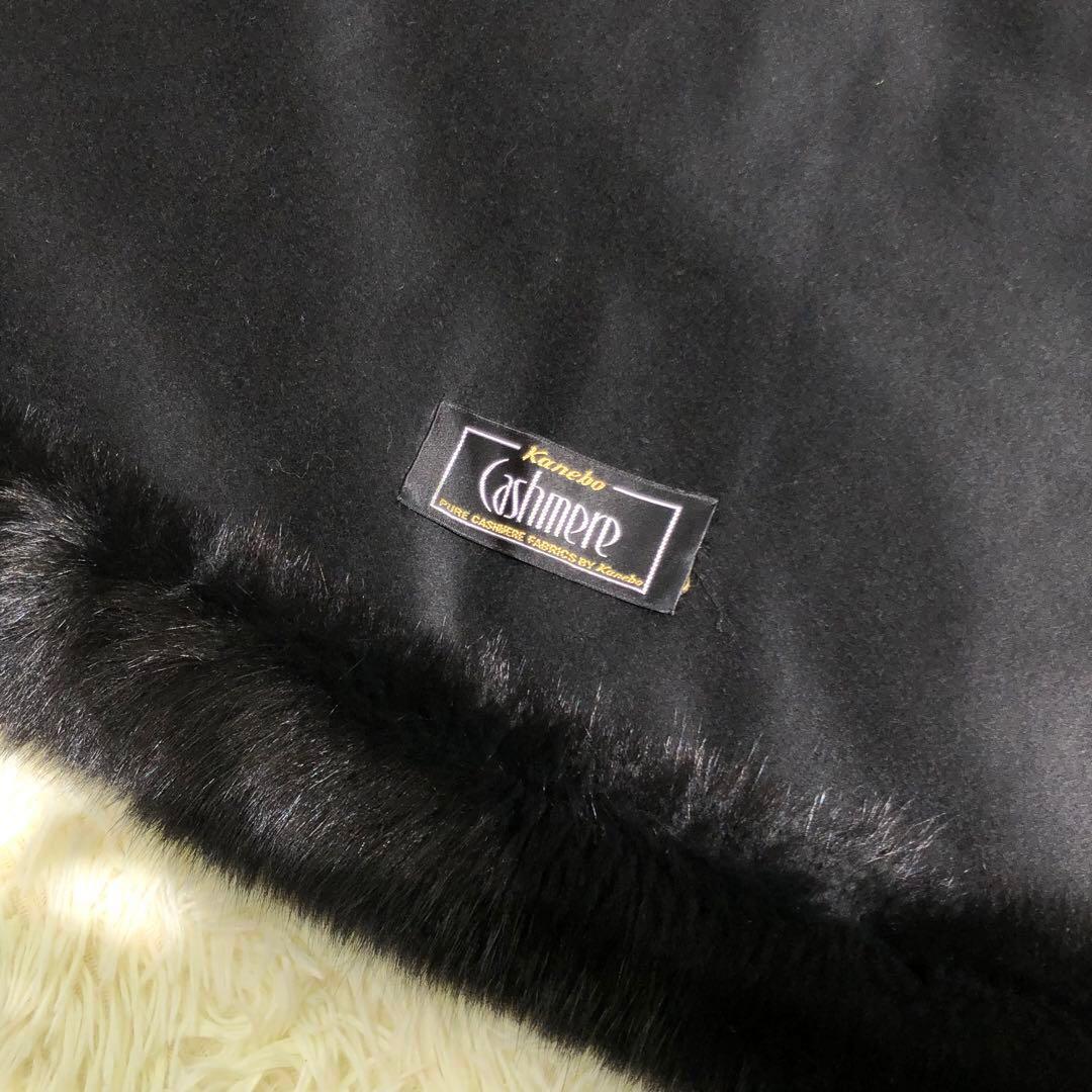 カシミヤ100 レオパード ポンチョ ケープコートY2K スタイル kanebo