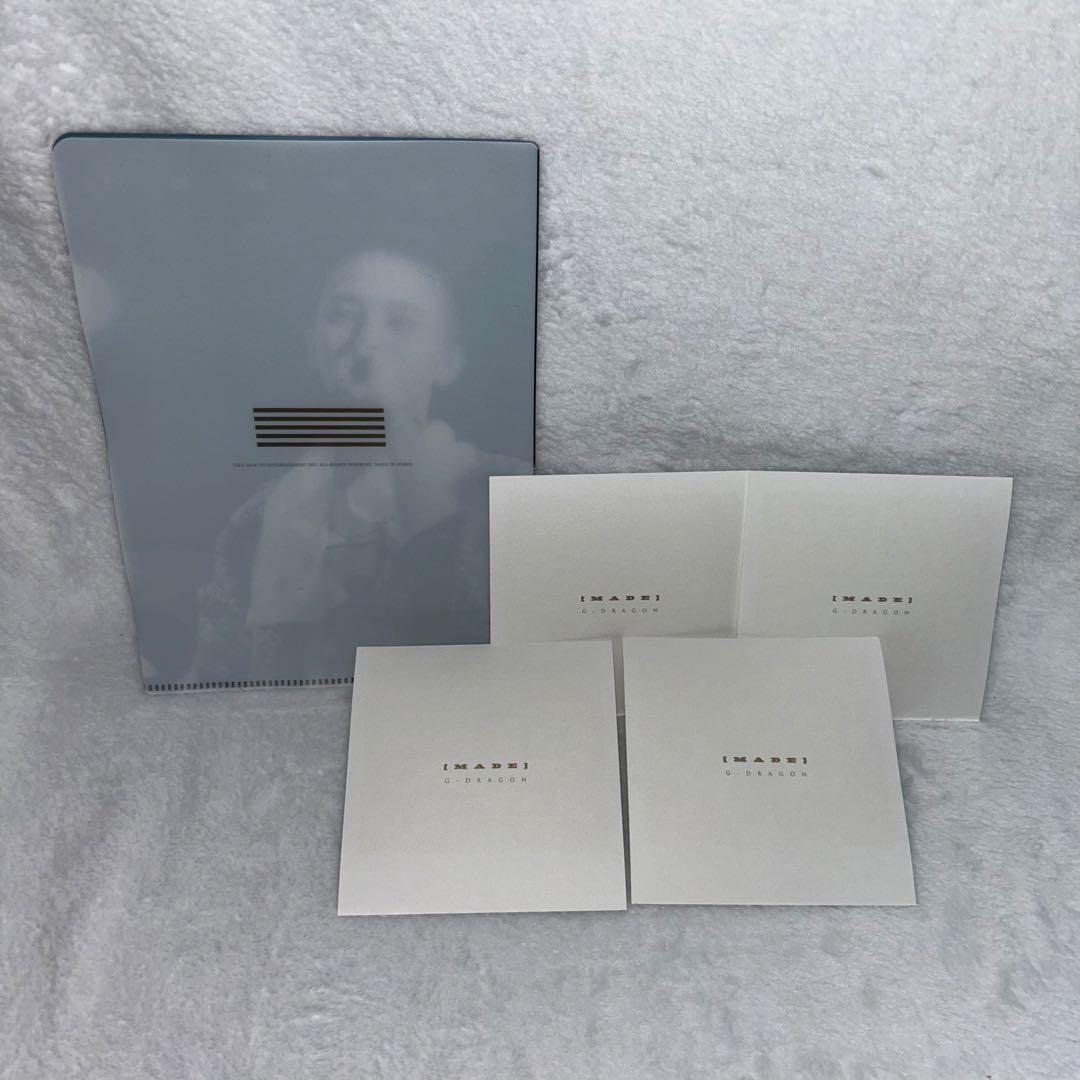 BIGBANG G-DRAGON ポラロイド&クリアファイア