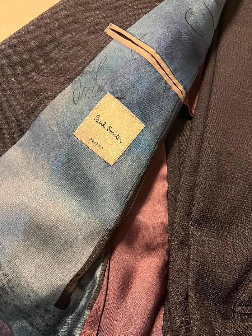 美品⭐︎ダークネイビー ビジネススーツ シングルブレスト　ポールスミス