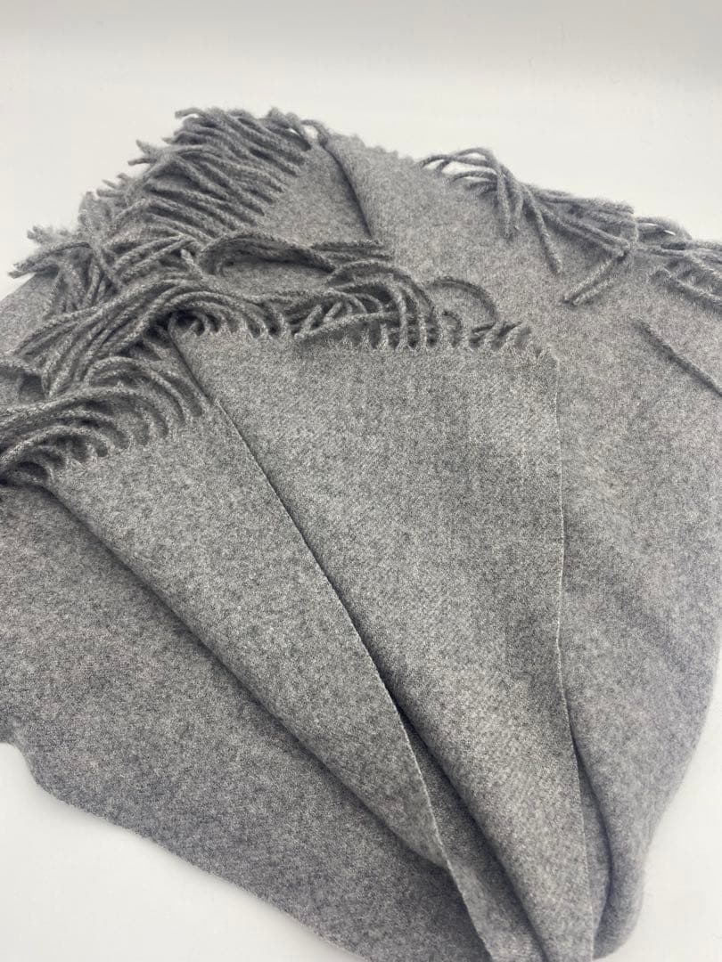 JOHNSTONS ジョンストンズ マフラー 大判ストール　スカーフ　グレー