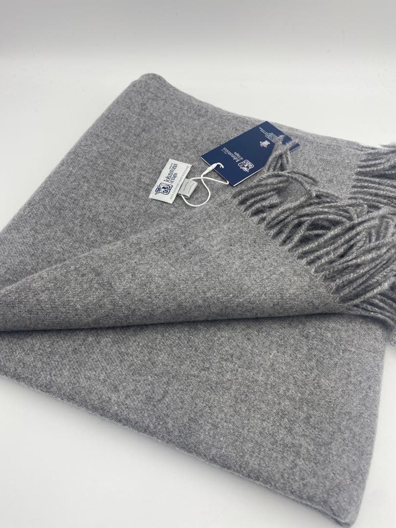 JOHNSTONS ジョンストンズ マフラー 大判ストール　スカーフ　グレー