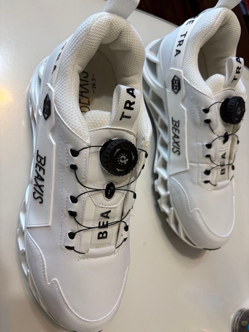 BEAXIS ゴルフシューズ ホワイト　26.5cm