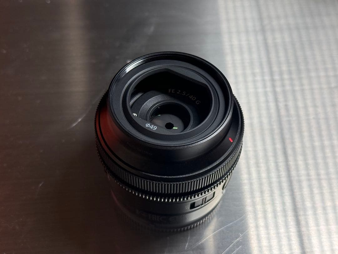 【新品級】SEL40F25G ソニー単焦点レンズFE40mm F2.5G