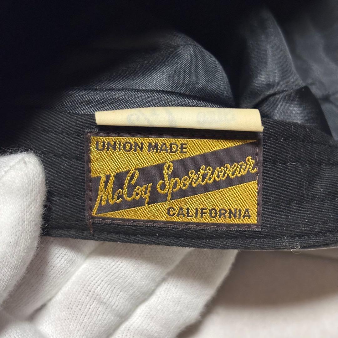 【超希少】ザリアルマッコイズ ディアスキンレザーキャスケット ブラック 鹿革