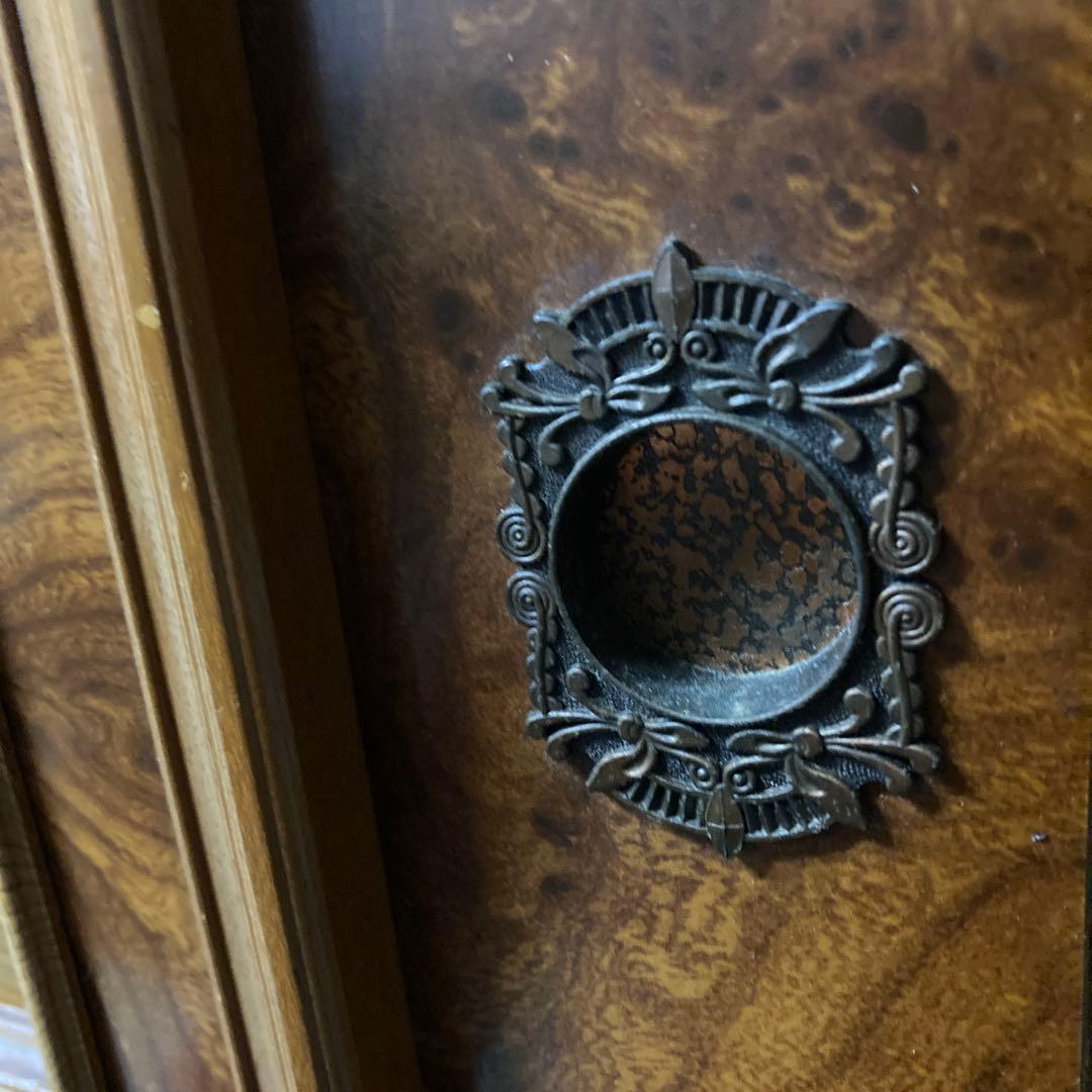 サイドボードキャビネット 約幅152cm×高さ175cm×奥行き45cm レトロ