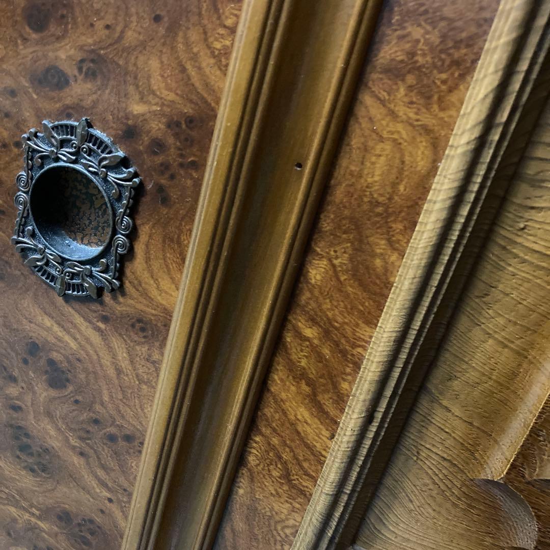 サイドボードキャビネット 約幅152cm×高さ175cm×奥行き45cm レトロ