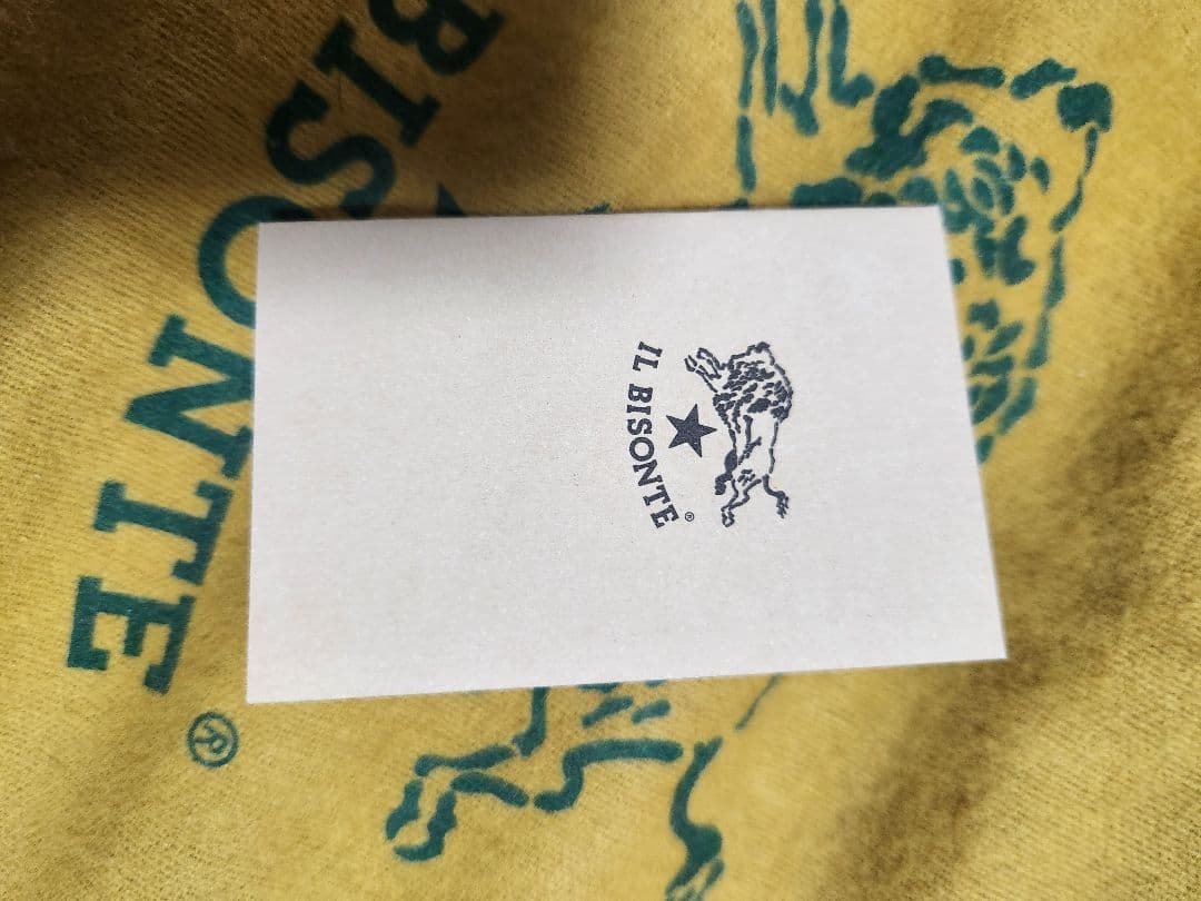 IL BISONTE ブラックレザー腕時計