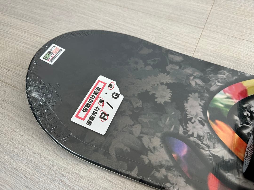 【新品未使用❗️】spoon スノーボード　120cm FLAT bouquet